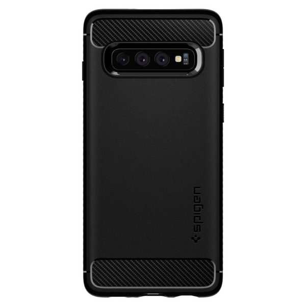 Spigen Rugged Armor Case Black for Samsung Galaxy S10 (605CS25800) - Image 6