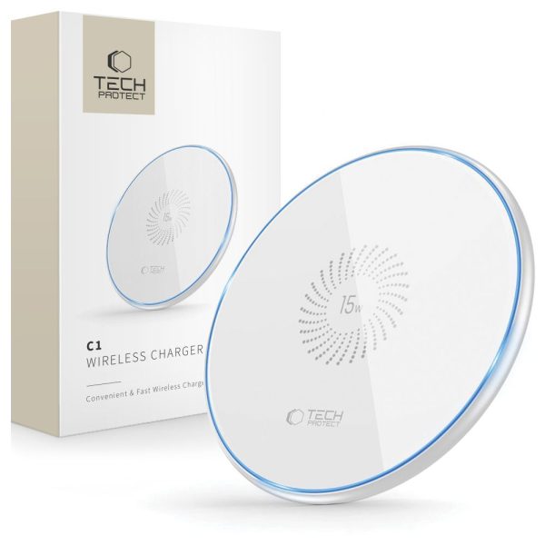 Tech-Protect QI15W-C1 Wireless Charger 15W White - Image 6