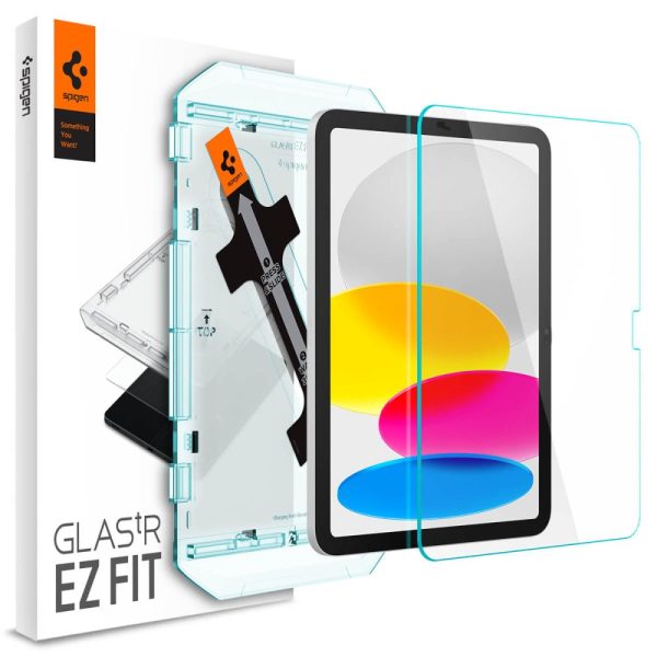 Spigen EZ Fit GLAS.tR Slim 1PC Clear-Apple iPad 10.9 2022 (AGL05554) - Image 7