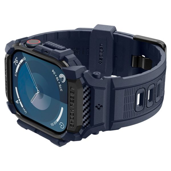 Spigen Rugged Armor Pro Navy Blue-Apple Watch 10 46mm (ACS08606) - Image 7