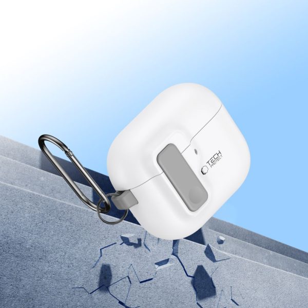 Θήκη Tech-Protect Slim Hook White-Apple AirPods 4 - Image 6