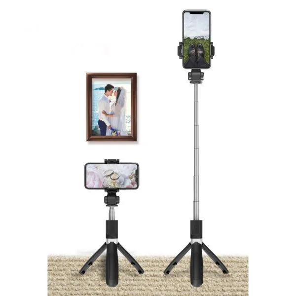 Selfie Stick Τρίποδο Bluetooth Tech-Protect L01S Μαύρο - Image 19