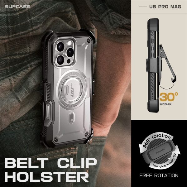 Θήκη Supcase Unicorn Beetle PRO MAG Rugged MagSafe Titan Grey-Apple iPhone 16 Pro Max - Image 6