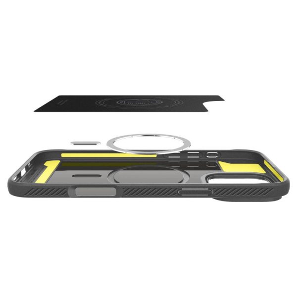 Θήκη Spigen Rugged Armor (MagFit) Grey-Apple iPhone 16 Pro Max (ACS07987) - Image 7