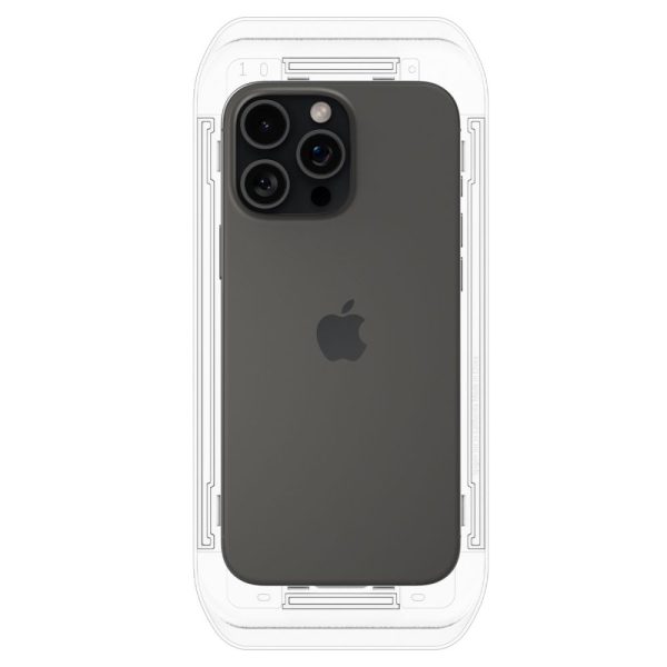 Spigen EZ Fit GLAS.tR Privacy 2PCS Black-Apple iPhone 16 Pro Max (AGL07908) - Image 7