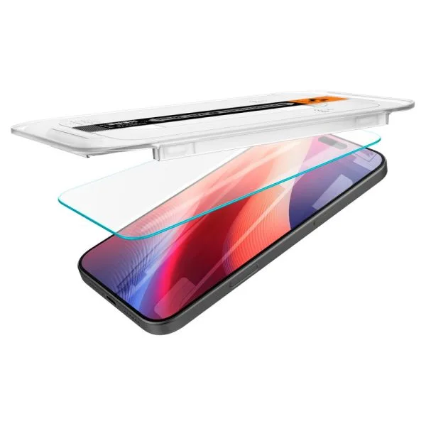 Τζάμι Προστασίας iPhone 18 Pro / 17 Pro / 17 / 16 Pro Spigen Glas.tR EZ Fit AluminaCore 2-Pack Clear (AGL07928) - Image 7