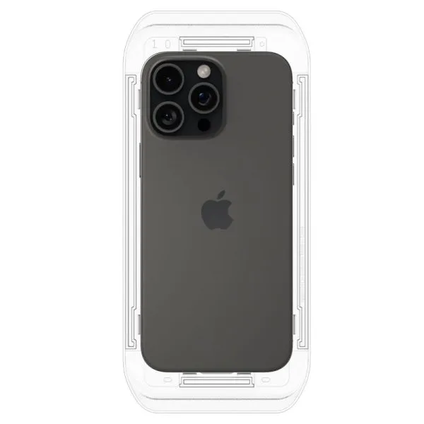 Τζάμι Privacy iPhone 16 Pro / 17 / 17 Pro Spigen Glas.tR EZ Fit AC AluminaCore 2-Pack (AGL07929) - Image 7