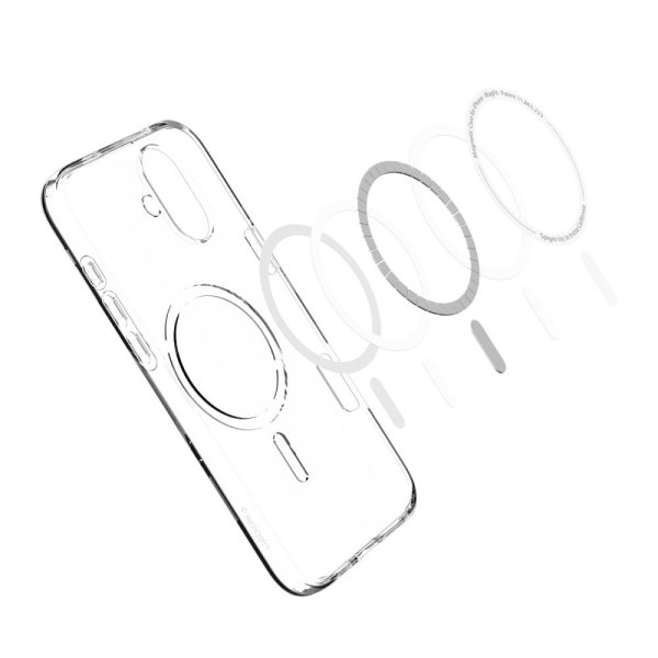 Θήκη Spigen Liquid Crystal (MagFit) Clear-Apple iPhone 16 (ACS08390) - Image 7