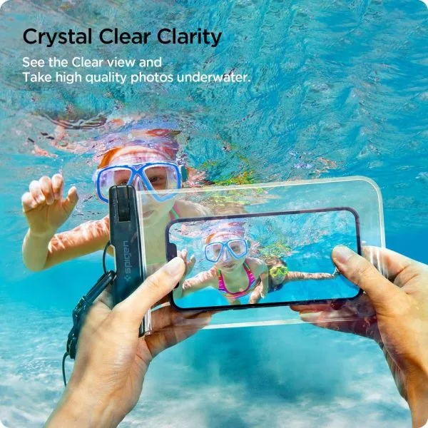Αδιάβροχη Θήκη Κινητού Spigen A601 Universal Waterproof Case 2-Pack Crystal Clear (AMP03098) - Image 7