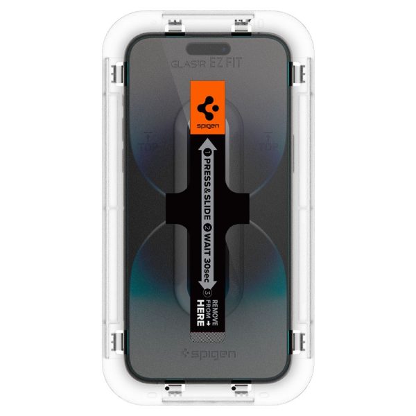 Spigen EZ Fit GLAS.tR Slim (Sensor Protection) 2PCS Clear-Apple iPhone 14 Pro Max (AGL05202) - Image 19