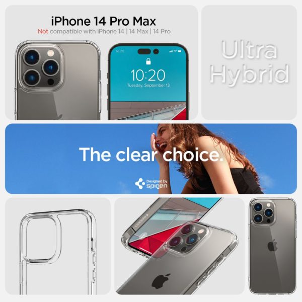 Θήκη Spigen Ultra Hybrid Clear-Apple iPhone 14 Pro Max (ACS04816) - Image 21