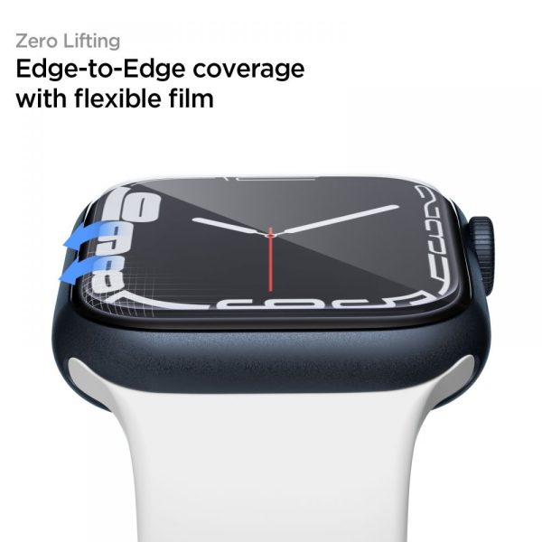 Spigen Screen Protector Neo Flex Clear (3 Pack)-Apple Watch Series 44/45mm (AFL04049) - Image 7