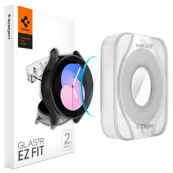 Spigen GLAS.TR EZ-FIT 2-Pack-Samsung Galaxy Watch 4/5 40mm (AGL05340) - Image 11