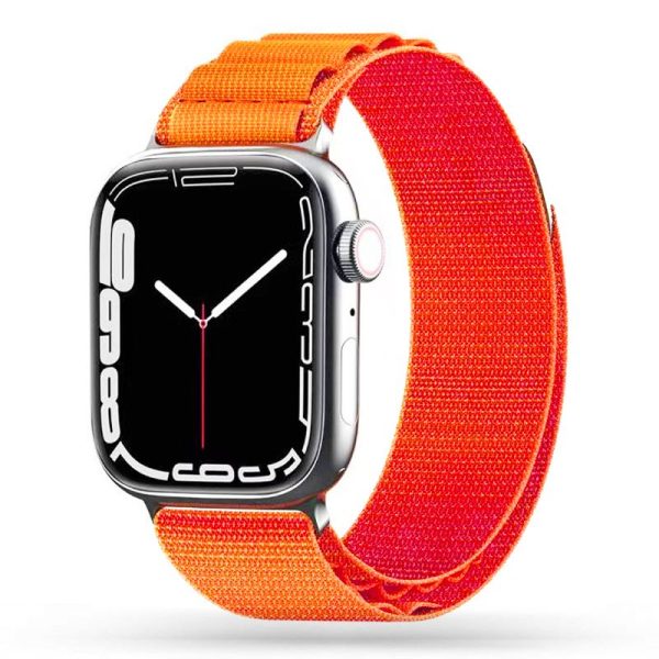 Tech-Protect Nylon Pro Band Orange-Apple Watch Series 44/45/46/49mm - Image 13