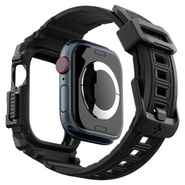 Spigen Rugged Armor Pro Matte Black-Apple Watch 10 42mm (ACS08591) - Image 8