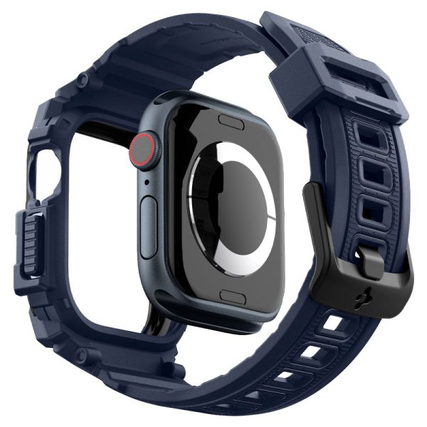 Spigen Rugged Armor Pro Navy Blue-Apple Watch 10 46mm (ACS08606) - Image 8