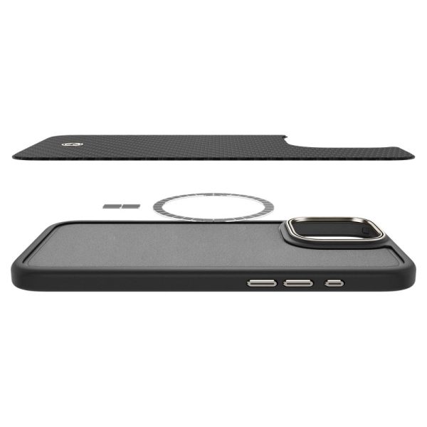 Θήκη Spigen Enzo Aramid (MagFit) Black Natural-Apple iPhone 16 Pro Max (ACS08501) - Image 8