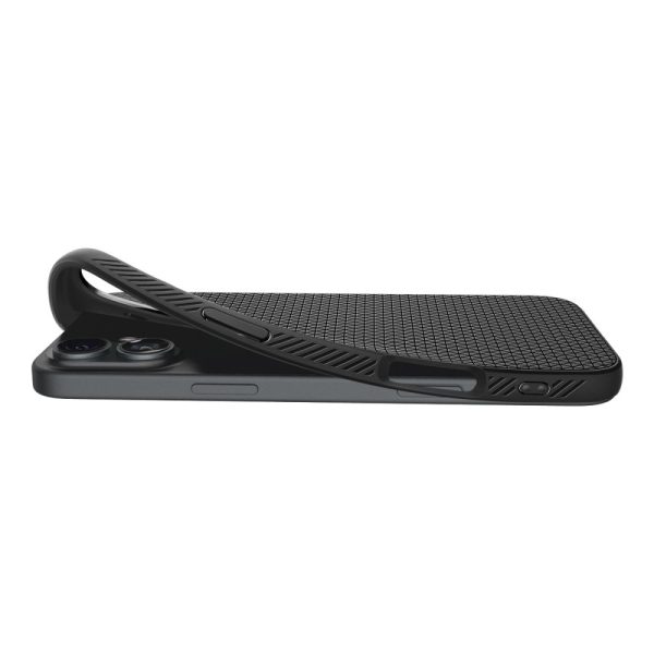 Θήκη Spigen Liquid Air Matte Black-Apple iPhone 16 (ACS08194) - Image 8