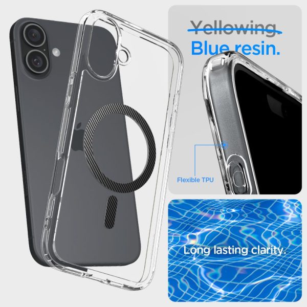 Θήκη Spigen Ultra Hybrid MagFit Carbon Fiber-Apple iPhone 16 (ACS08207) - Image 7