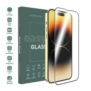 Προστατευτικό οθόνης Mobile Origin EasyGlass για iPhone 14 Pro Max με τεχνολογία κατά των δακτυλικών αποτυπωμάτων