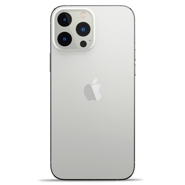 Spigen Camera Lens Protector Optik GLAS.tR Slim 2 PCS Silver - Apple iPhone 13 Pro / 13 Pro Max (AGL04033) - Image 10