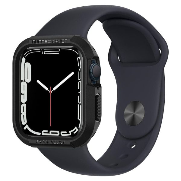 Spigen Rugged Armor Case Black-Apple Watch Series 44/45mm (062CS24469) - Image 10