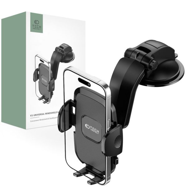 Tech-Protect V3 Universal Dashboard Car Mount Black - Image 6