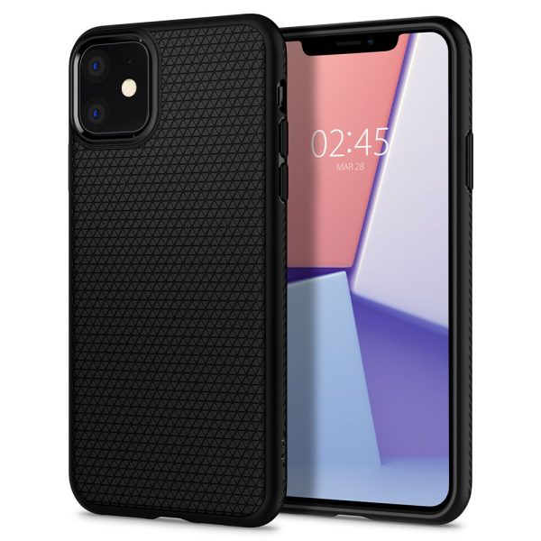 Spigen Liquid Air Case Matte Black for Apple iPhone 11 (076CS27184) - Image 2