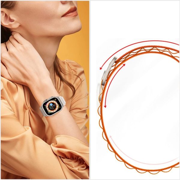 Tech-Protect Nylon Pro Band Orange-Samsung Galaxy Watch 4/5/5 Pro/6/7/FE - Image 13