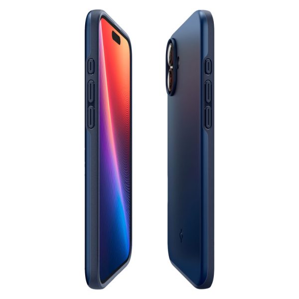 Θήκη Spigen Thin Fit MagFit Navy Blue-Apple iPhone 16 (ACS08187) - Image 8