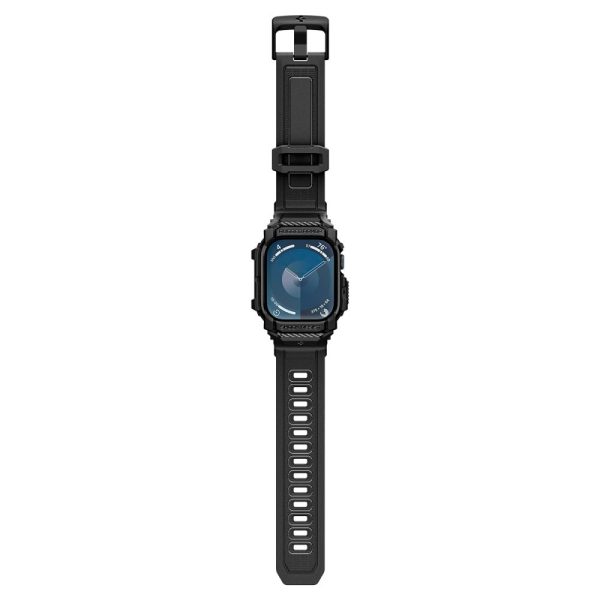 Spigen Rugged Armor Pro Matte Black-Apple Watch 10 42mm (ACS08591) - Image 9