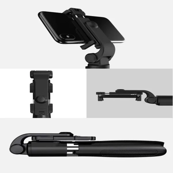 Selfie Stick Τρίποδο Bluetooth Tech-Protect L01S Μαύρο - Image 21