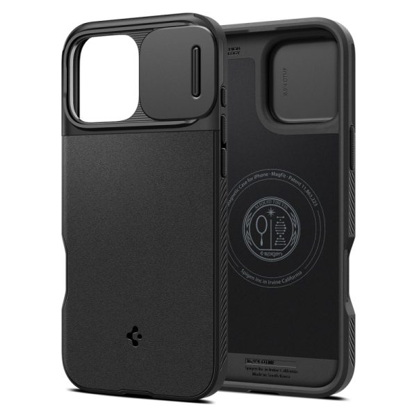 Θήκη Spigen Optik Armor (MagFit) Black-Apple iPhone 16 Pro Max (ACS08015)