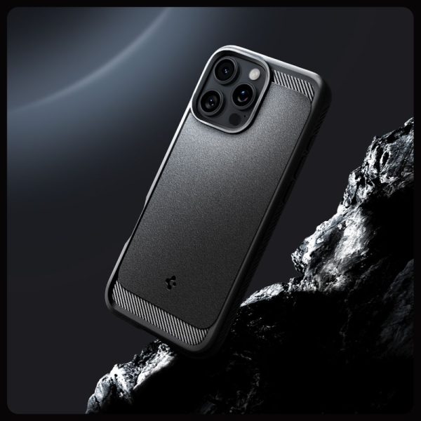 Θήκη Spigen Rugged Armor (MagFit) Matte Black-Apple iPhone 16 Pro Max (ACS07986) - Image 9