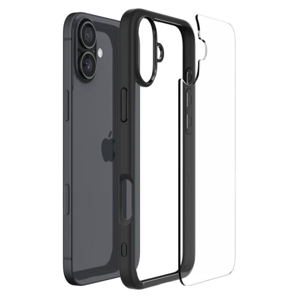 Θήκη Spigen Ultra Hybrid Matte Black-Apple iPhone 16 (ACS08201) - Image 8