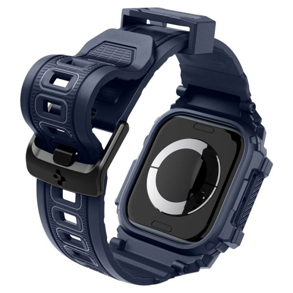 Spigen Rugged Armor Pro Navy Blue-Apple Watch 10 46mm (ACS08606) - Image 10