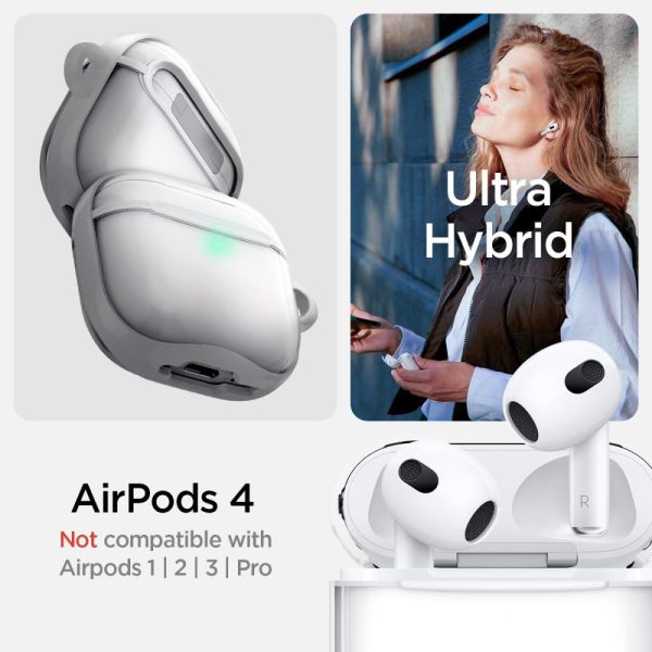 Θήκη Spigen Ultra Hybrid Jet White-Apple AirPods 4 (ACS08643) - Image 10