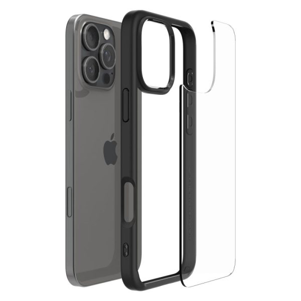 Θήκη Spigen Ultra Hybrid Matte Black-Apple iPhone 16 Pro (ACS08125) - Image 9