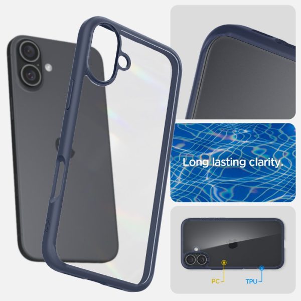 Θήκη Spigen Ultra Hybrid Navy Blue-Apple iPhone 16 (ACS08202) - Image 7