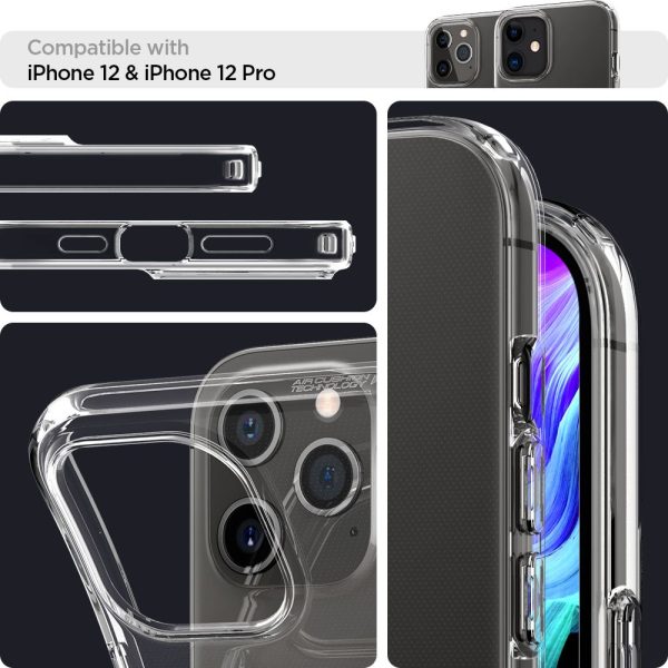 Spigen Liquid Crystal Case Clear for Apple iPhone 12 / 12 Pro (ACS01697) - Image 11