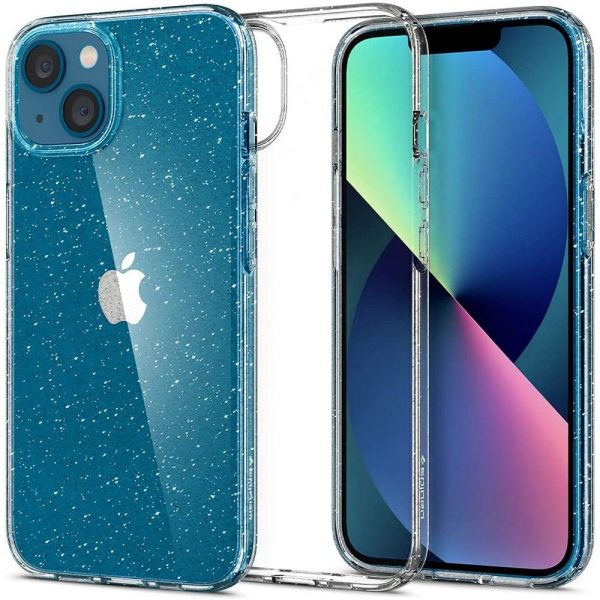 Θήκη Spigen Liquid Crystal Glitter Crystal Quartz - Apple iPhone 13 (ACS03516) - Image 3