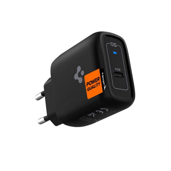 Spigen ArcStation Pro 45W Wall Charger Black-GaN / 1-Port (ACH02588) - Image 4