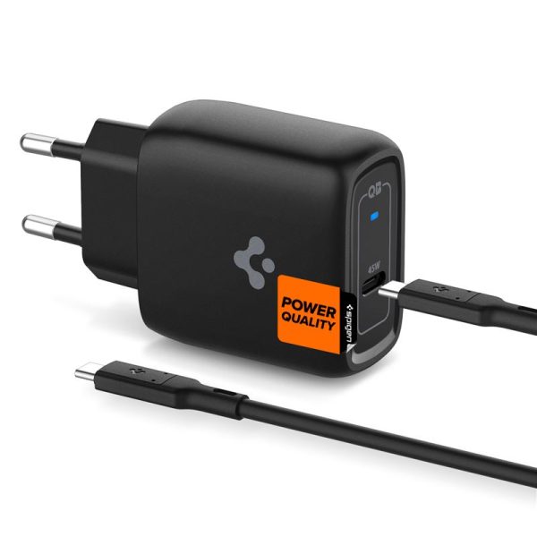 Spigen ArcStation Pro 45W Wall Charger Black-GaN / 1-Port (ACH02588) - Image 5