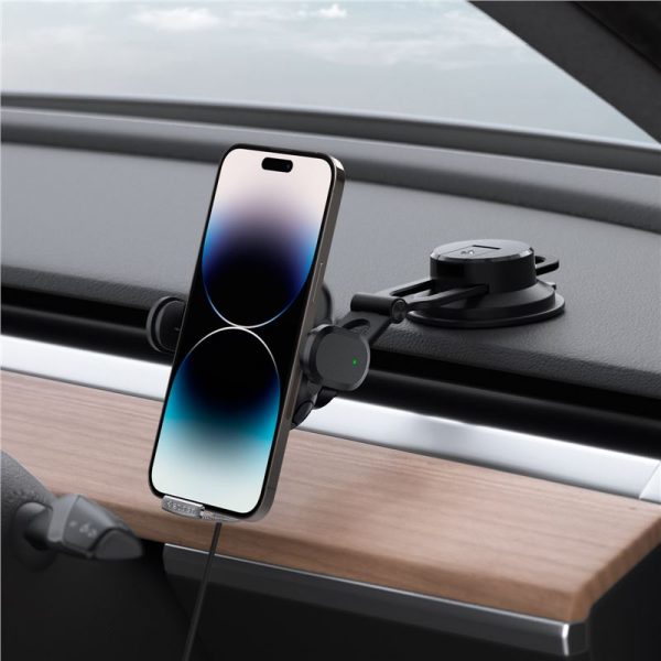 Spigen OneTap Universal Wireless Car Charger for Dashboard / Windshield Black (ACP01280) - Image 8