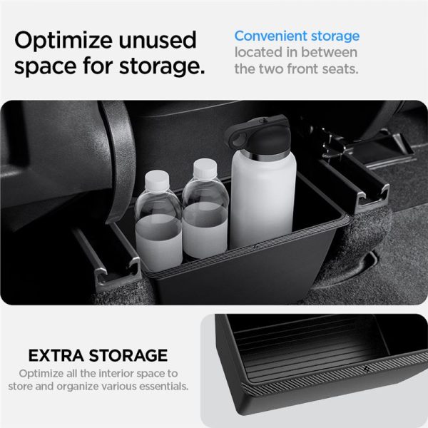 Spigen Tesla Rear Under Air Outlet Storage Box Black-Tesla Model Y (ACP05758) - Image 13