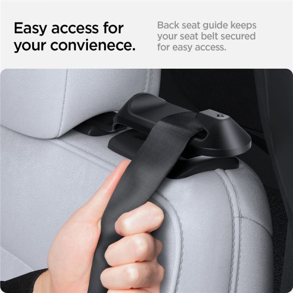 Spigen Tesla BackSeat Seatbelt Holder Black- Tesla Model Y (ACP06041) - Image 5