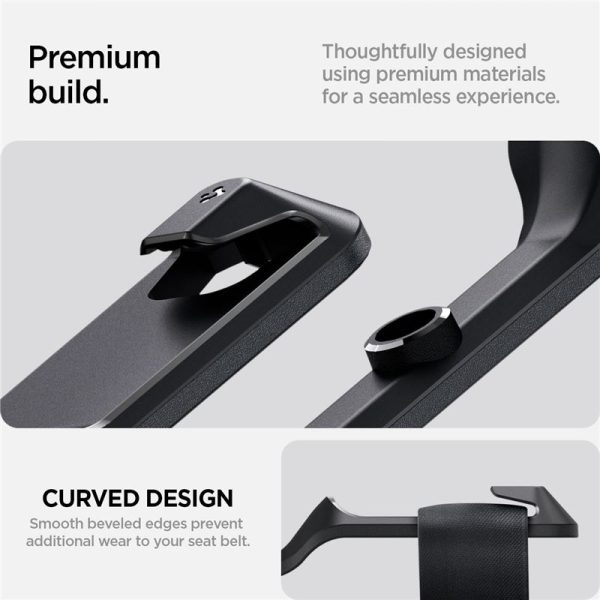 Spigen Tesla BackSeat Seatbelt Holder Black- Tesla Model Y (ACP06041) - Image 6