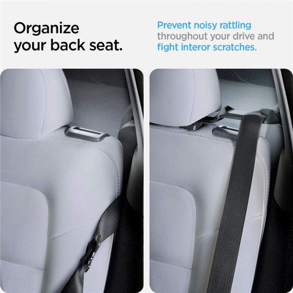 Spigen Tesla BackSeat Seatbelt Holder Black- Tesla Model Y (ACP06041) - Image 7