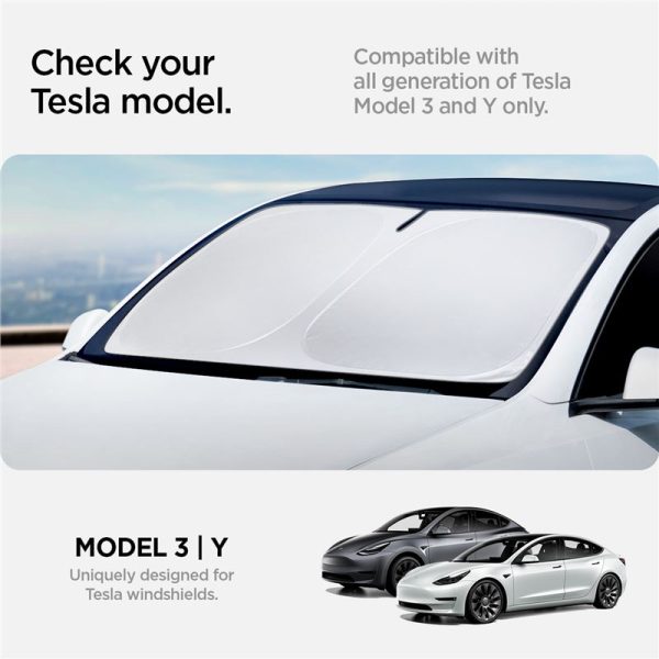 Spigen Tesla CryoShade Front Windshield Sunshade-Model Y/3 (ACP06160) - Image 3