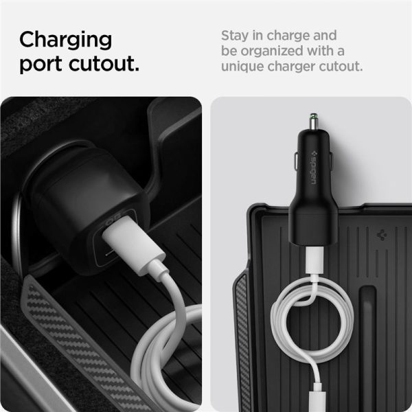 Spigen Tesla Armrest Console Organizer Black-Model Y/3 (ACP06258) - Image 7